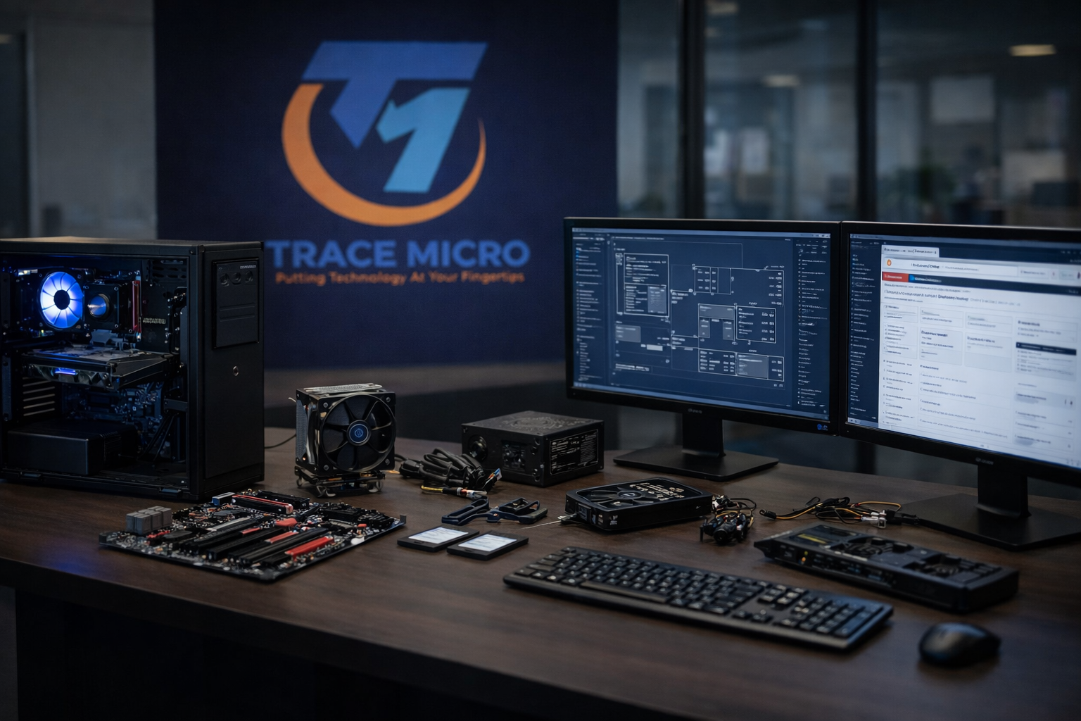 Workstation and tools used for structured IT support